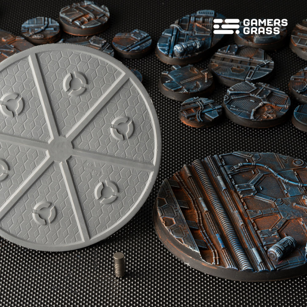 Battle Ready Bases: Spaceship Corridor - Round 100mm (1)