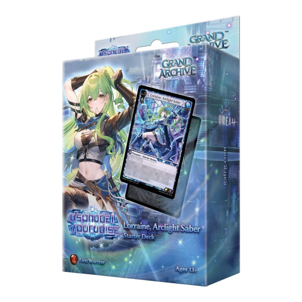 Grand Archive TCG: .asphodel/paradise - Lorraine, Arclight Saber Starter Deck (Preorder)