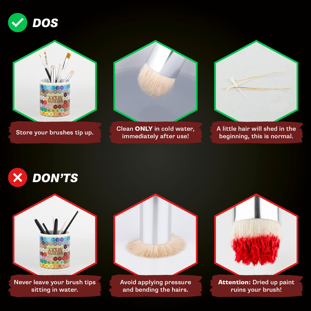 Army Painter Brush: Masterclass Drybrush Set