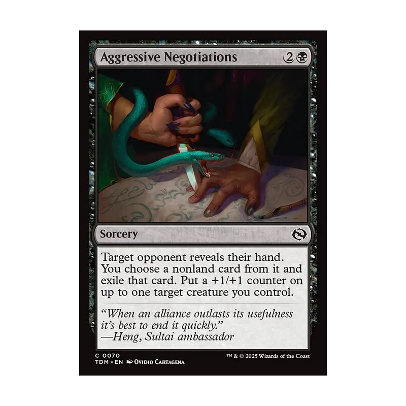 Aggressive Negotiations - Tarkir: Dragonstorm (Near Mint)