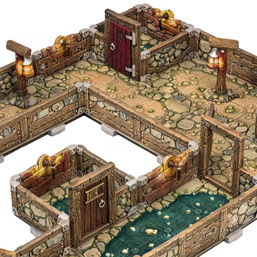 Dungeons & Lasers: Dwarven Mine Half-Height Walls