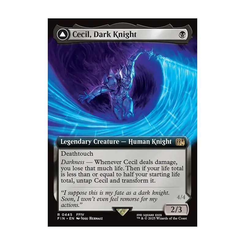 Cecil, Dark Knight // Cecil, Redeemed Paladin (Extended Art) - Final Fantasy (Near Mint)