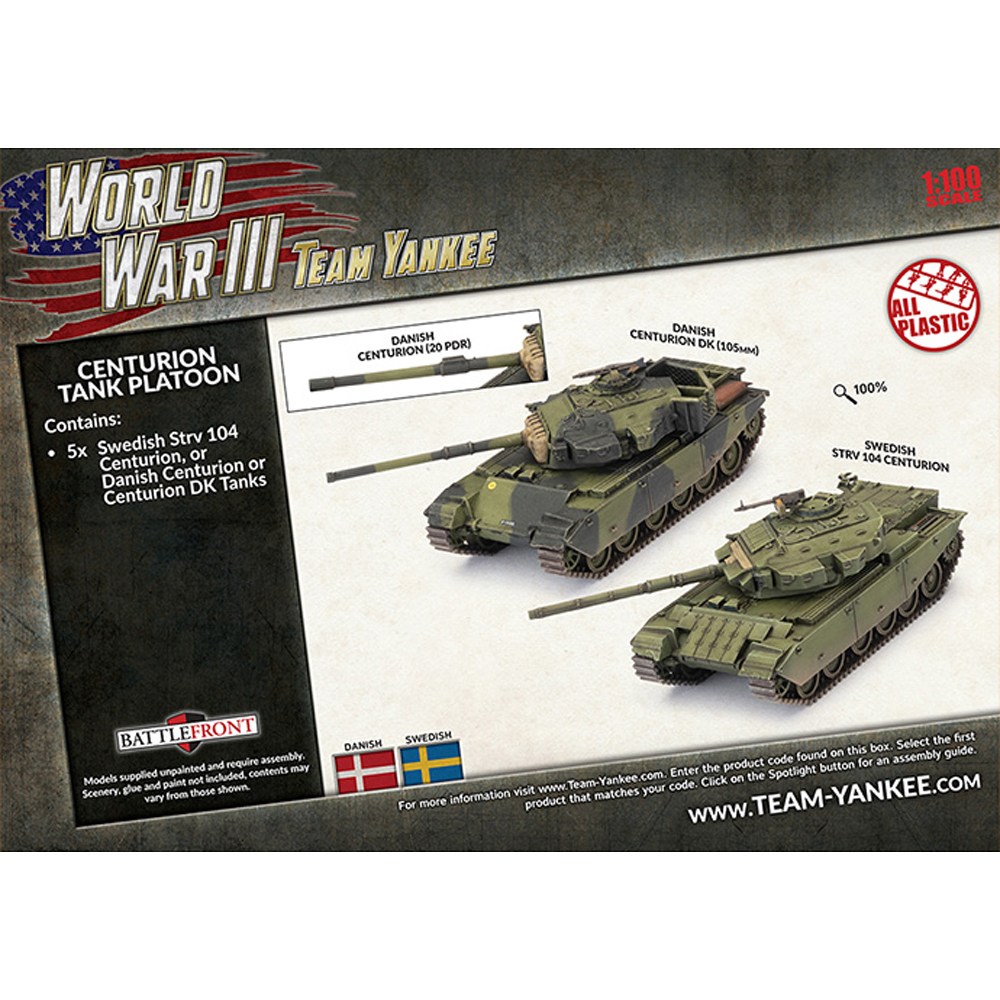 WWIII Team Yankee: Danish/Swedish - Centurion Tank Platoon