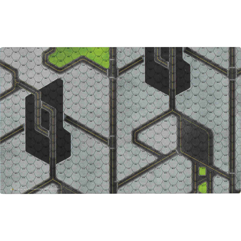 BattleTech BattleMat: FieldTech - Lunar/City