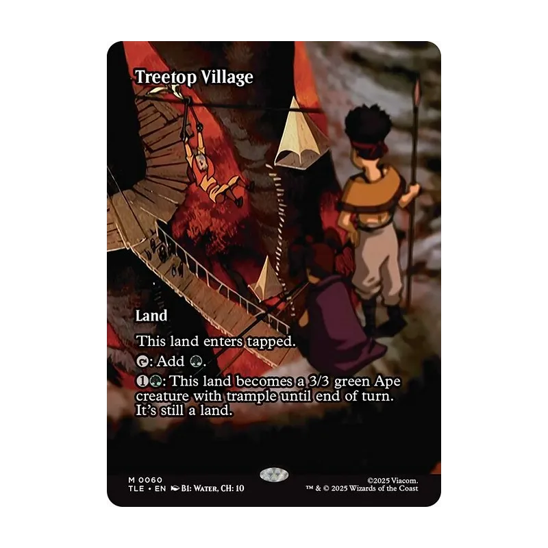 Treetop Village (Borderless) - Avatar: The Last Airbender Eternal (Near Mint)