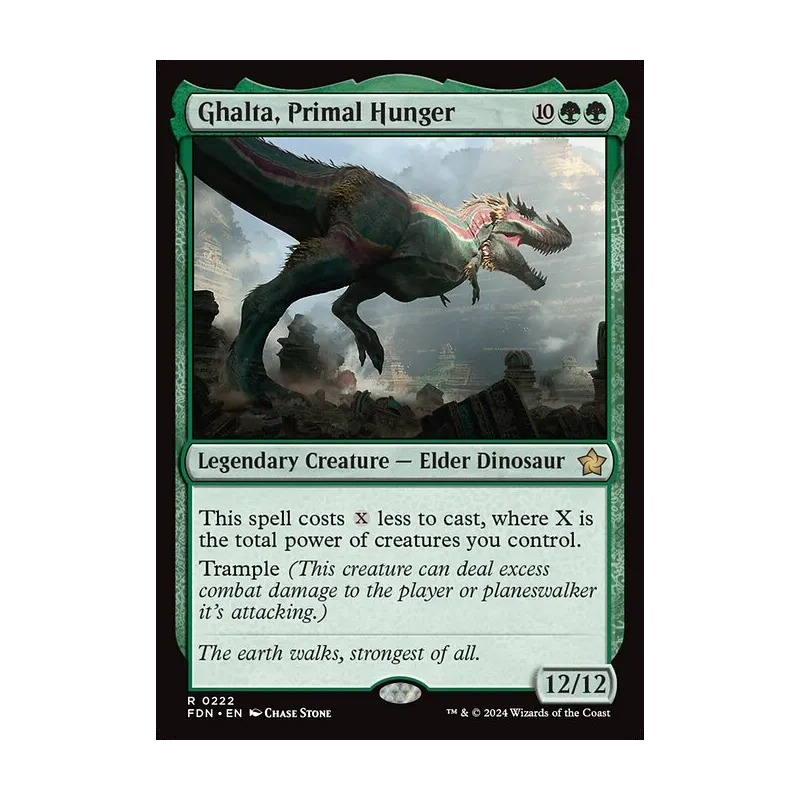 Ghalta, Primal Hunger - Foundations (Near Mint)