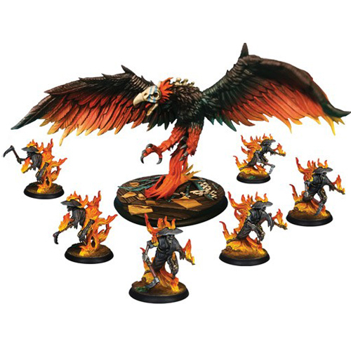 Shadows of Brimstone: Forbidden Fortress - Onmorake Carrion Phoenix & Scourge Dead Deluxe Enemy Pack