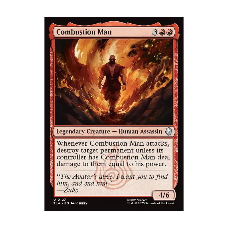 Combustion Man - Avatar: The Last Airbender (Near Mint)