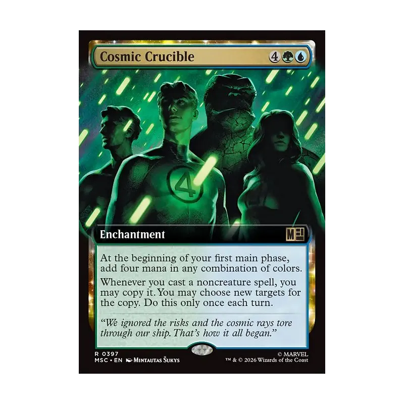 Cosmic Crucible (Extended Art) - Marvel Super Heroes Commander (Near Mint)
