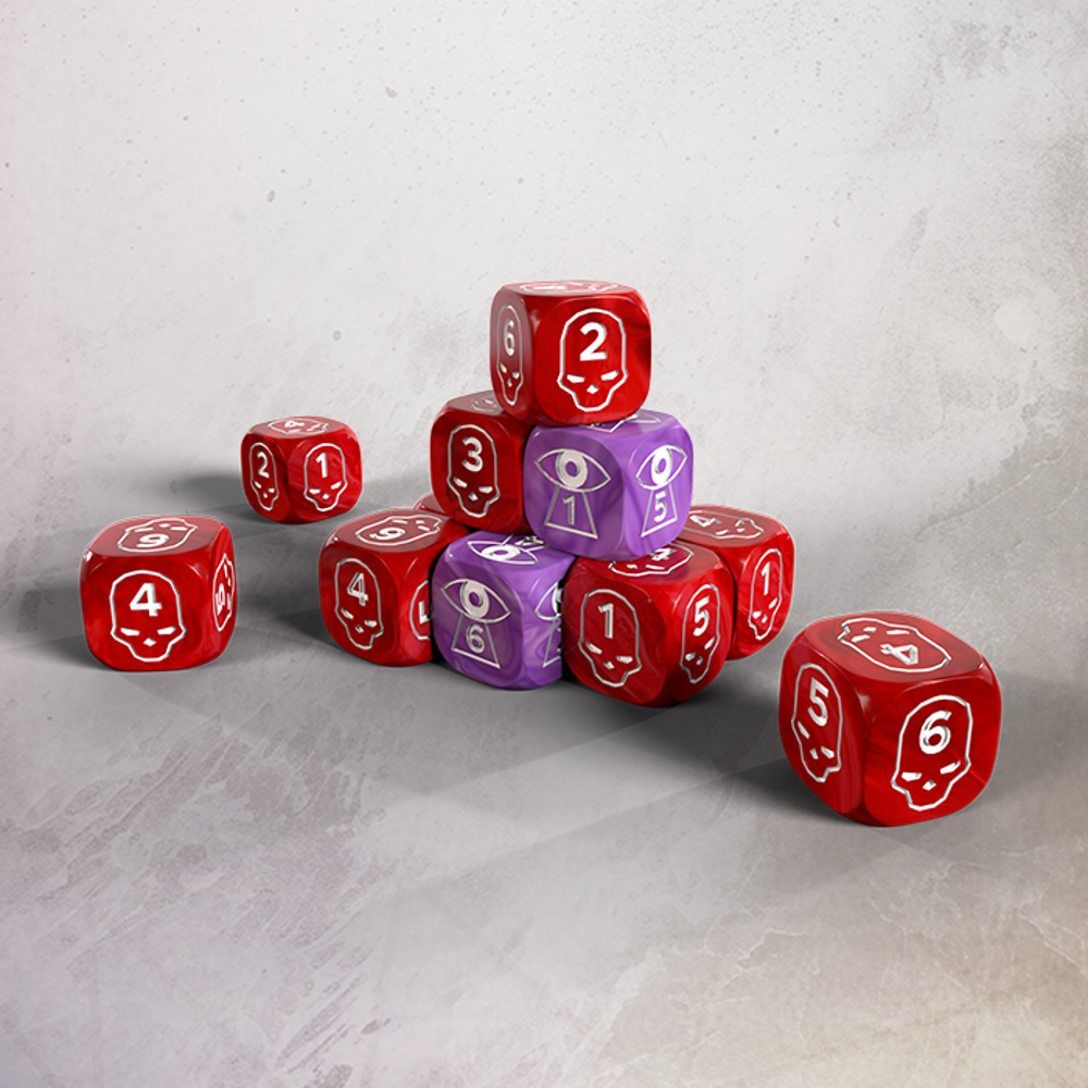 One Page Rules: 16mm Wound & Spell Dice Set (10) (New Arrival)