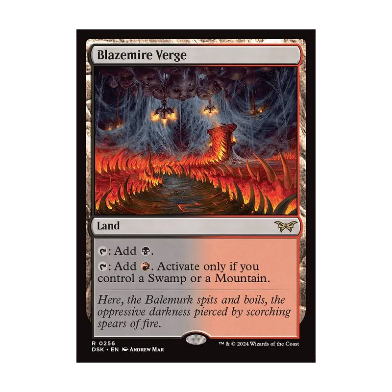 Blazemire Verge - Duskmourn: House of Horror (Near Mint)