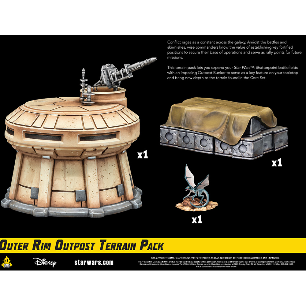 Star Wars Shatterpoint: Outer Rim Outpost Terrain Pack