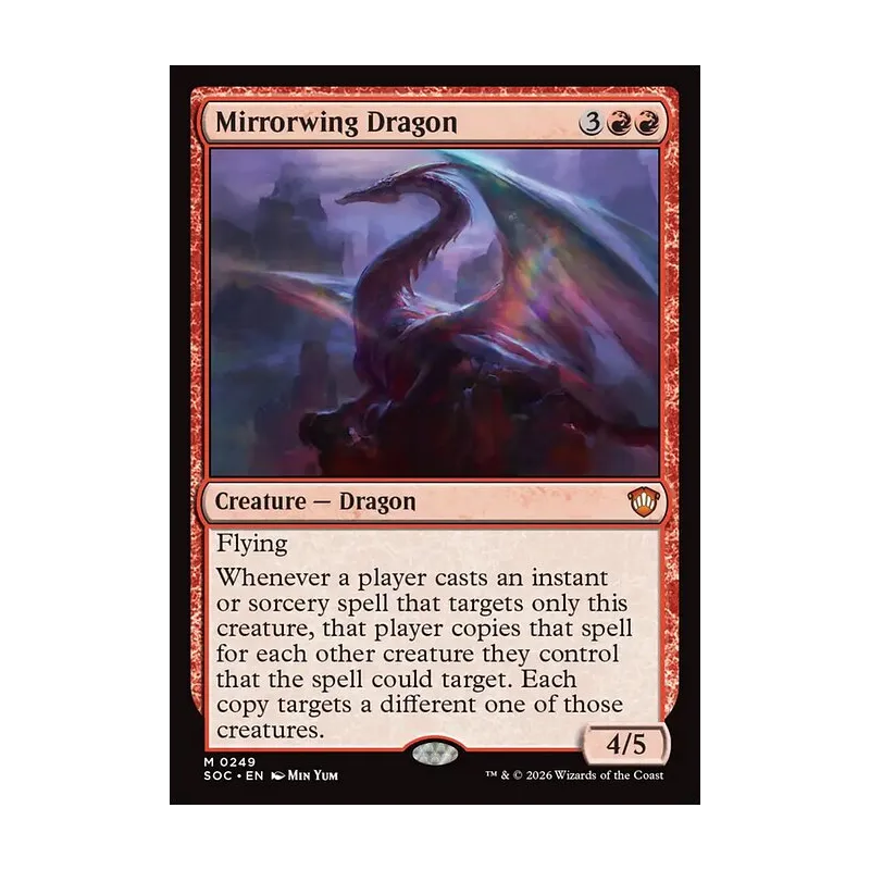 Mirrorwing Dragon - Secrets of Strixhaven Commander (Near Mint)