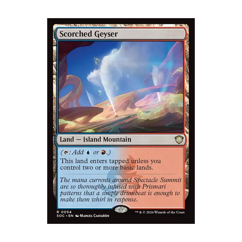 Scorched Geyser - Secrets of Strixhaven Commander (Near Mint)
