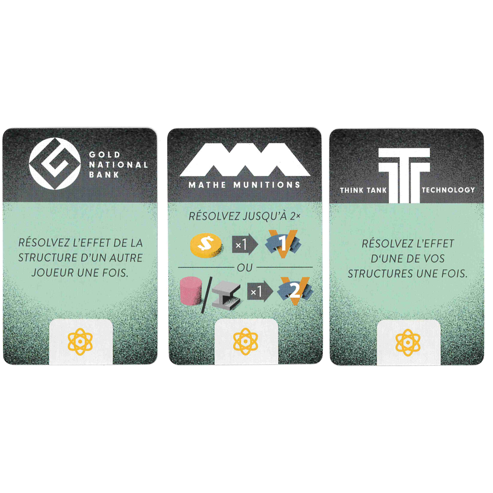 Manhattan Project: War Machine - Replacement Cards (French) (Free Product for GRL-MAN-004-275)