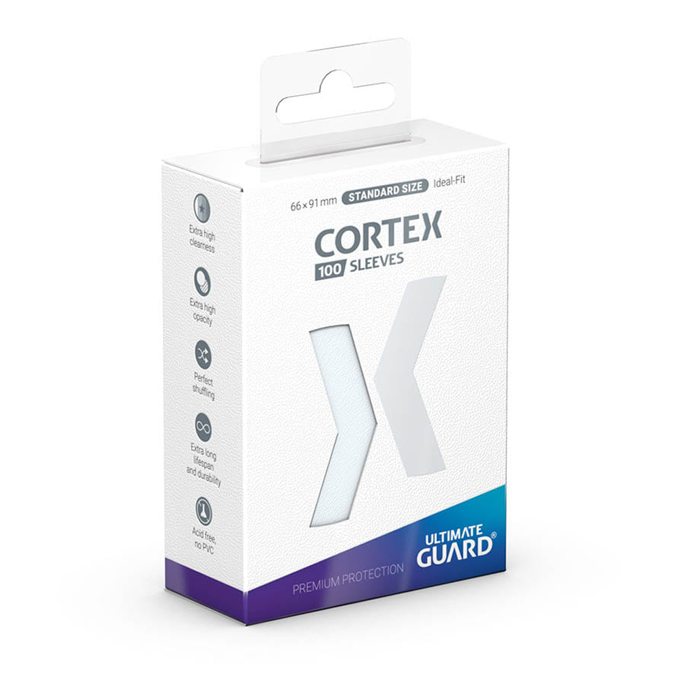 Cortex Standard Size Sleeves: Matte Transparent (100)