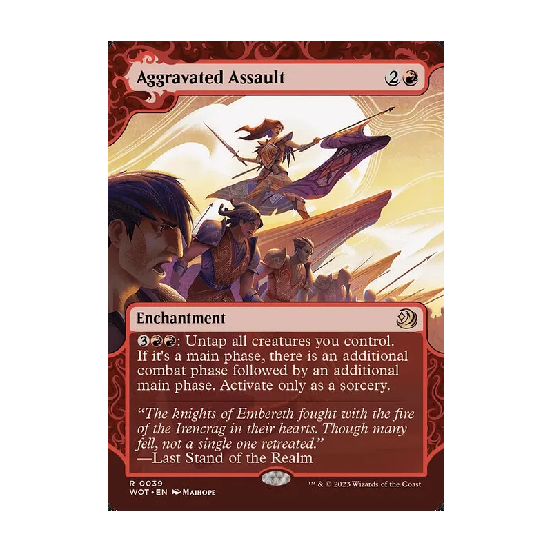 Aggravated Assault - Wilds of Eldraine: Enchanting Tales (Near Mint)