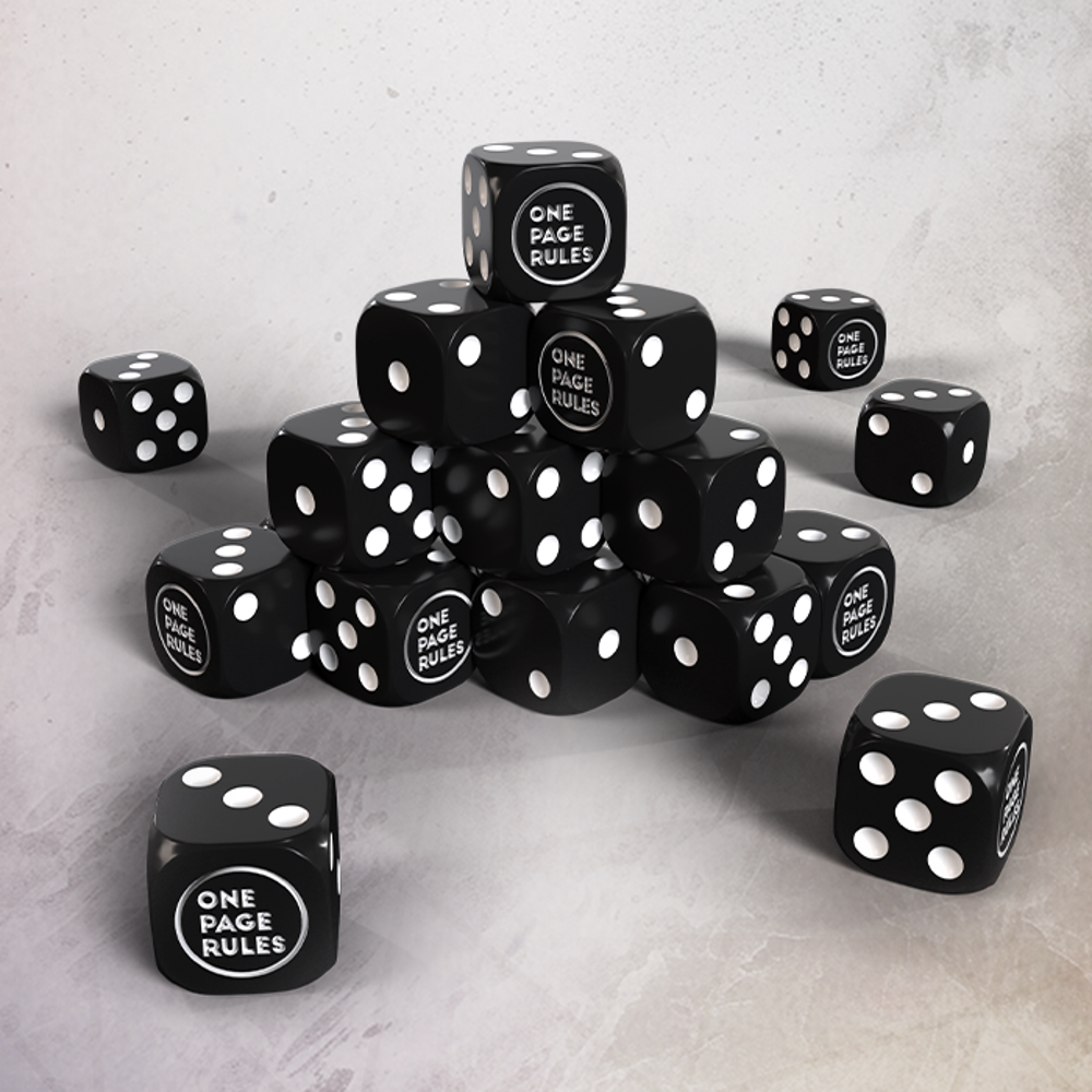 One Page Rules: 16mm Dice Set (20) (New Arrival)