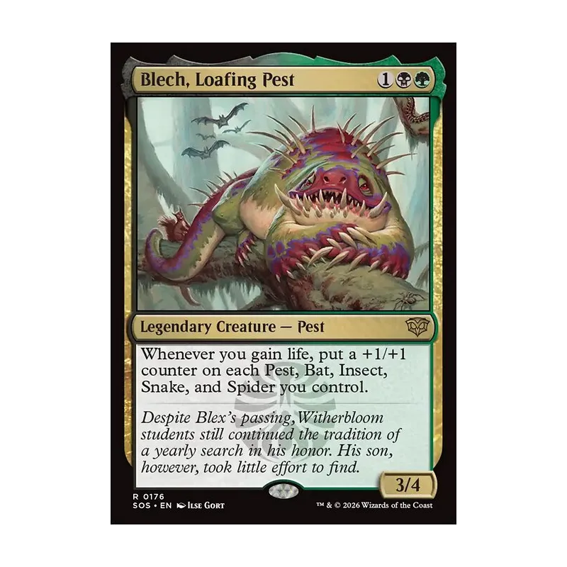 Blech, Loafing Pest - Secrets of Strixhaven (Near Mint)