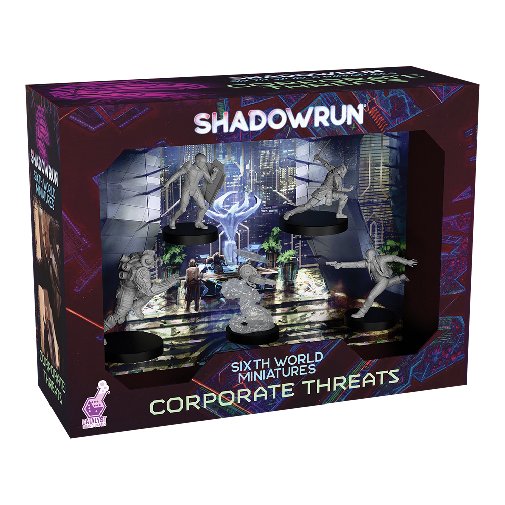 Shadowrun Sixth World Miniatures: Corporate Threats (Preorder)