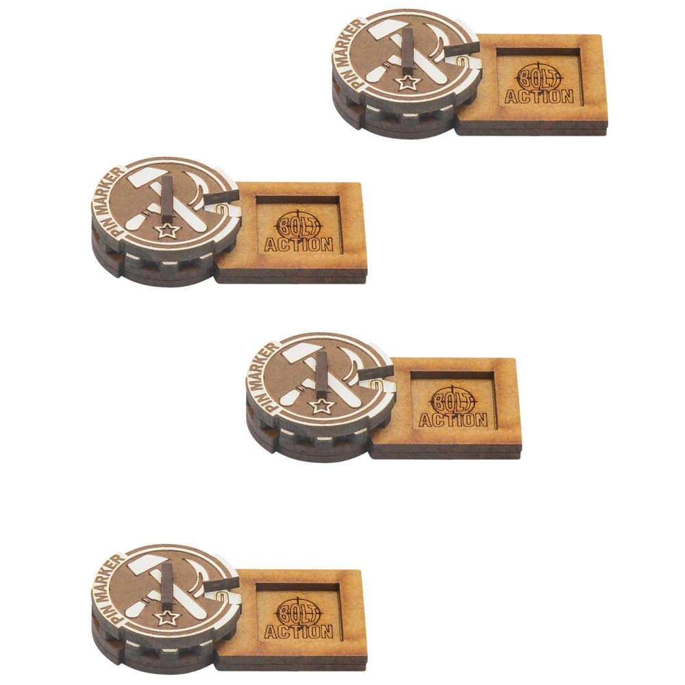 Bolt Action: MDF Unit Pin Markers - Soviet Union