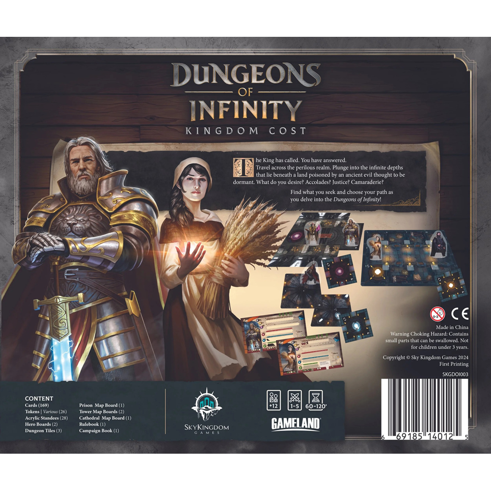 Dungeons of Infinity: Kingdom Cost Expansion