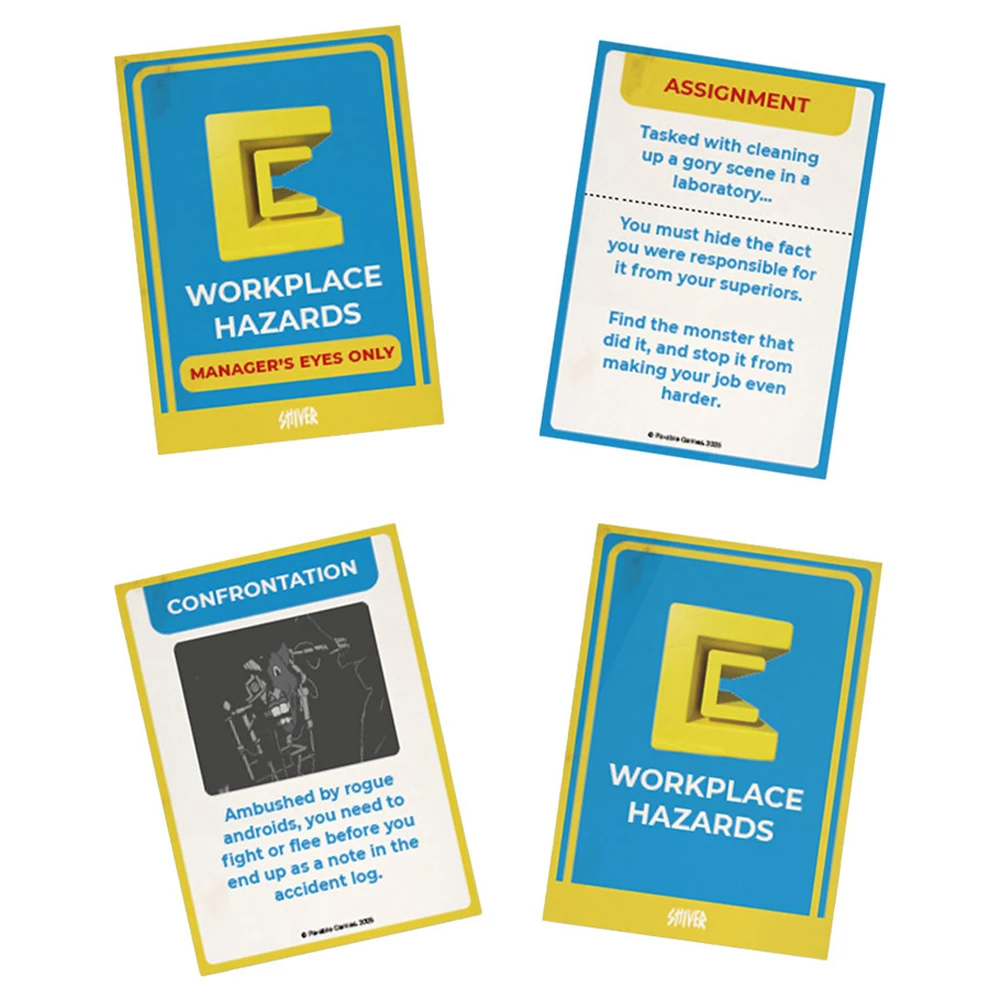 SHIVER RPG: Workplace Hazards Card Deck (Preorder)