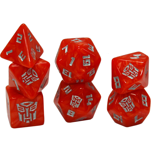 Transformers RPG: Dice Set (8)