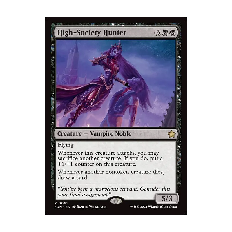 High-Society Hunter - Foundations (Near Mint)