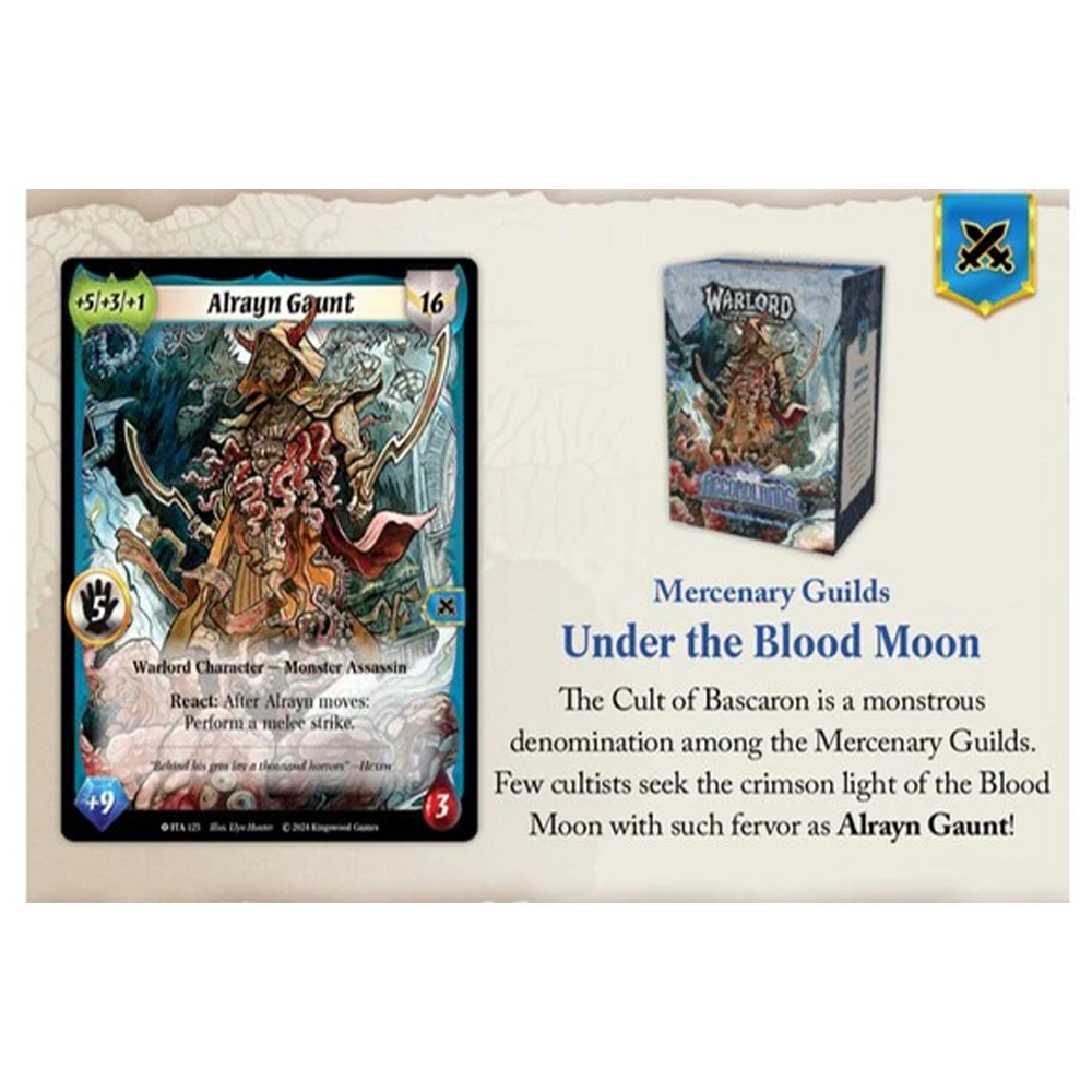 Warlord: Saga of the Storm CCG: Into the Accordlands - Starter Deck - Mercenary Guilds