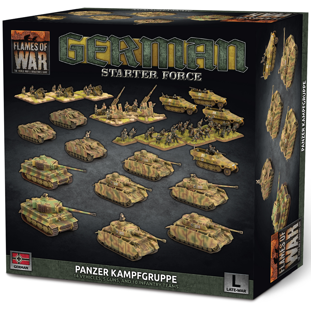 Flames of War WW2: German Starter Force - Panzer Kampgruppe