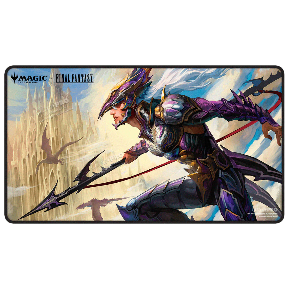 MtG Black-Stitched Playmat: Final Fantasy - Kain, Traitorous Dragoon