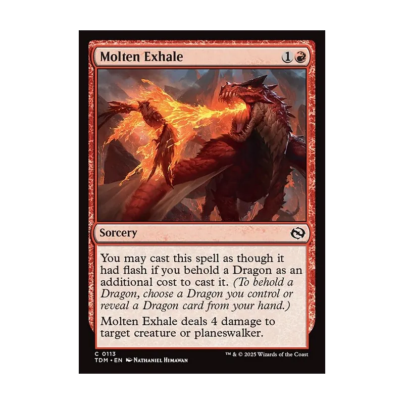 Molten Exhale - Tarkir: Dragonstorm (Near Mint)
