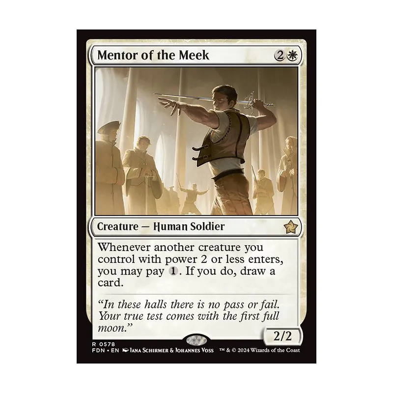 Mentor of the Meek - Foundations (Near Mint)
