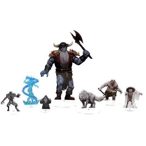 D&D Acrylic 2D Minis: Icewind Dale Set 2 - Frost Giant