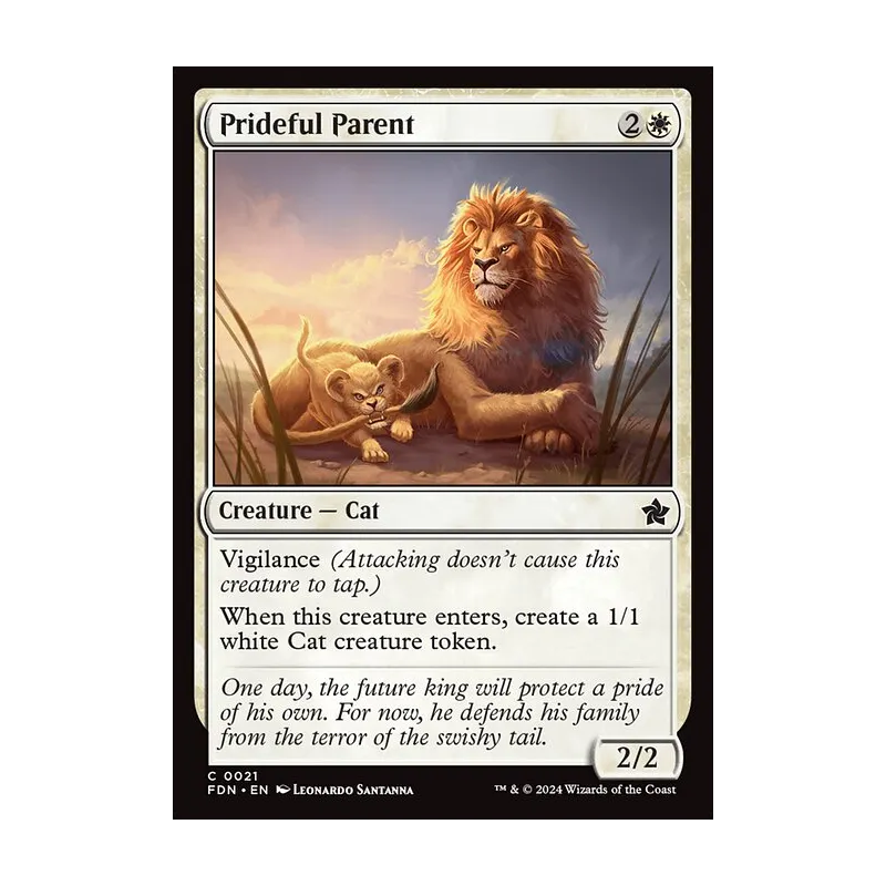 Prideful Parent - Foundations (Foil Near Mint)
