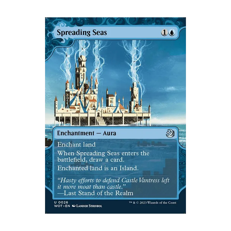 Spreading Seas - Wilds of Eldraine: Enchanting Tales (Near Mint)