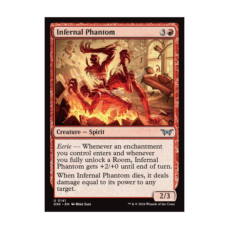 Infernal Phantom - Duskmourn: House of Horror (Near Mint)