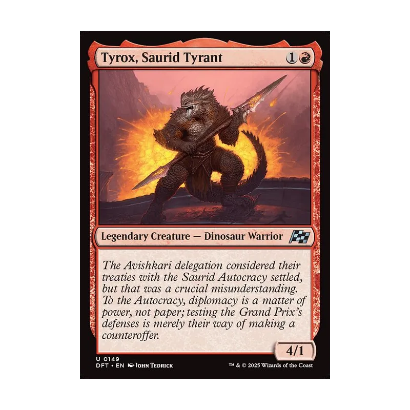 Tyrox, Saurid Tyrant - Aetherdrift (Near Mint)