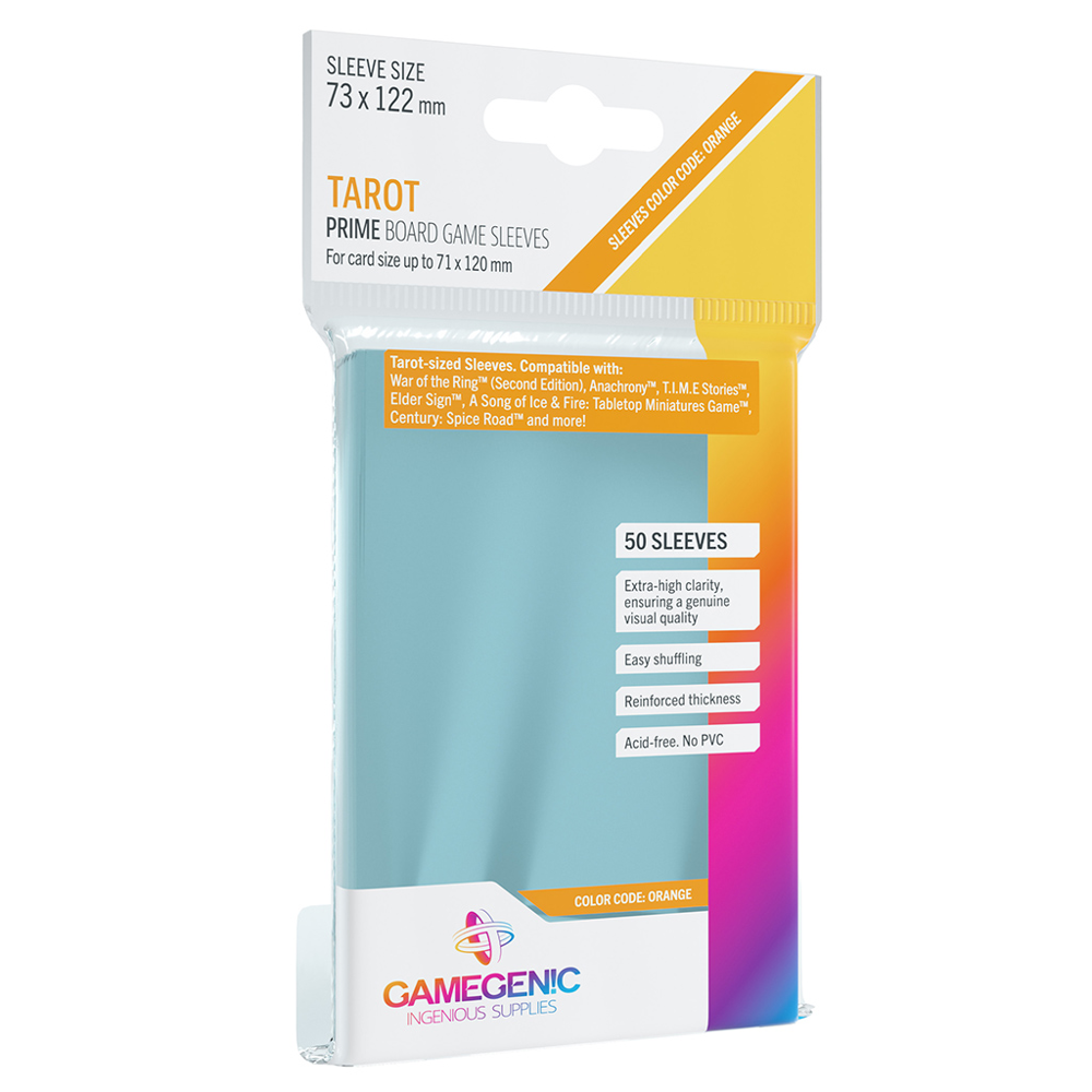 Prime Board Game Sleeves: Tarot - Clear (50)