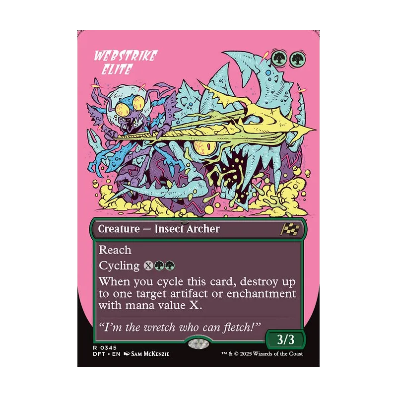 Webstrike Elite (Borderless) - Aetherdrift (Near Mint)