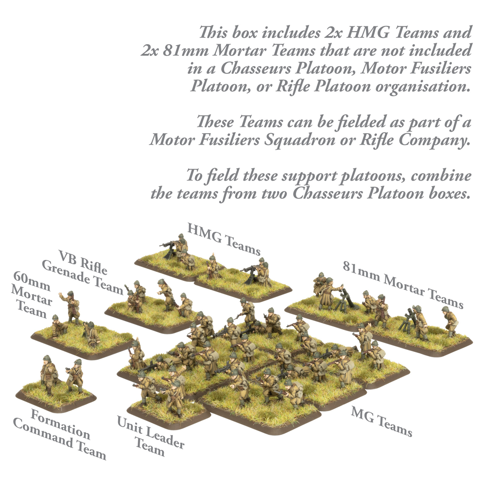 Flames of War WW2: Chasseurs Platoon