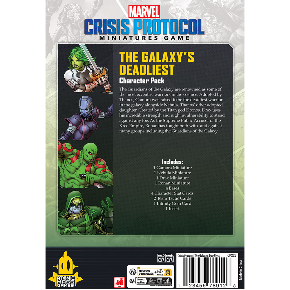 Marvel Crisis Protocol: The Galaxy's Deadliest Character Pack