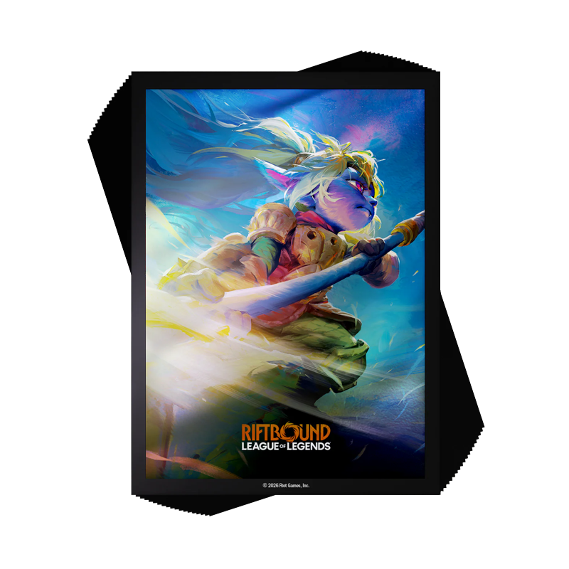 Riftbound Card Sleeves: Unleashed - Poppy, Keeper of the Hammer (100)