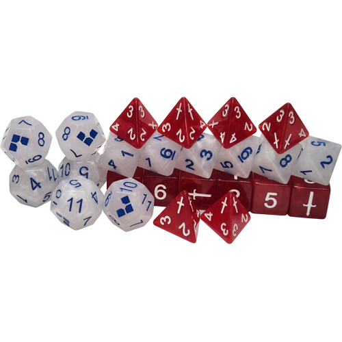 Knights of the Round: Academy RPG - Dice Set (24) (Clearance)