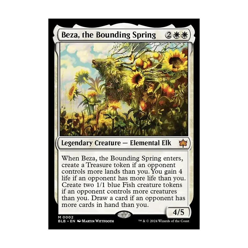 Beza, the Bounding Spring - Bloomburrow (Near Mint)