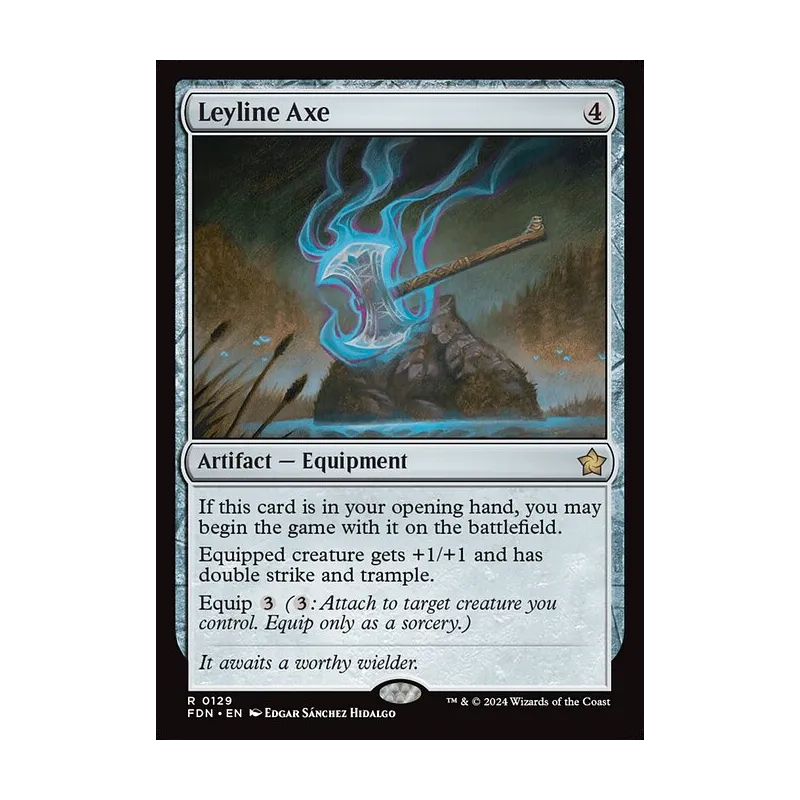 Leyline Axe - Foundations (Foil Near Mint)