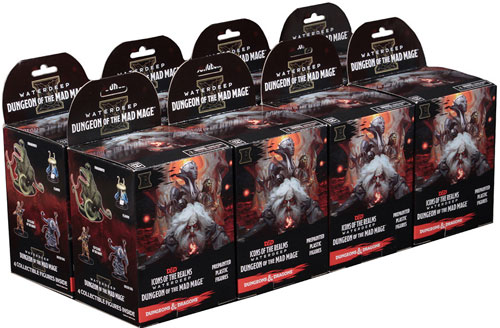 D&D Icons of the Realms Miniatures: Waterdeep Dungeon of the Mad Mage - Booster Brick (8)