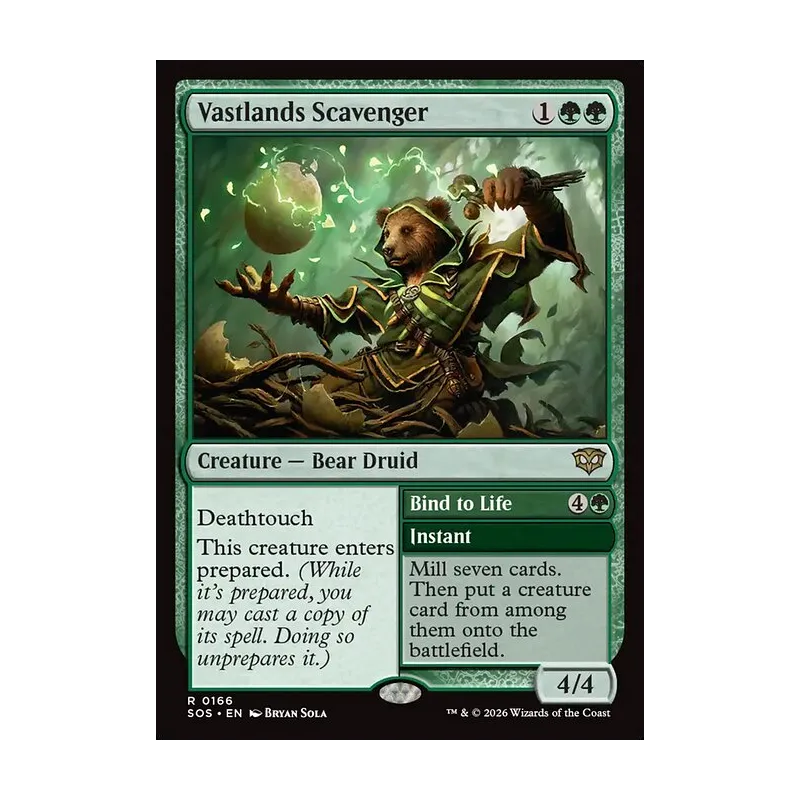 Vastlands Scavenger // Bind to Life - Secrets of Strixhaven (Near Mint)