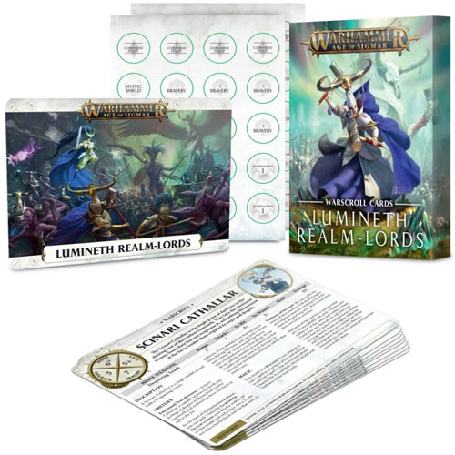 Warhammer Age of Sigmar: Warscroll Cards - Lumineth Realm-Lords (Last Chance)
